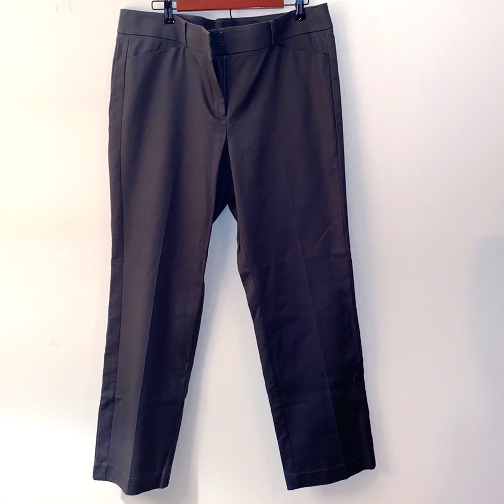 Loft Trouser Pants in Julie Fit, Gray, SZ 14